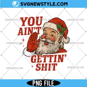 Funny Sarcastic Santa PNG