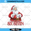 Six Seven Meme Christmas Santa Png