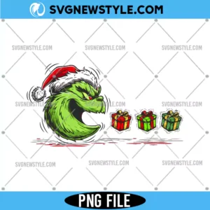Green Cartoon Christmas Ghost Png