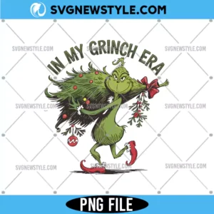 Grinch Era Christmas Movie PNG