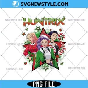 Kpop Huntrix Christmas PNG