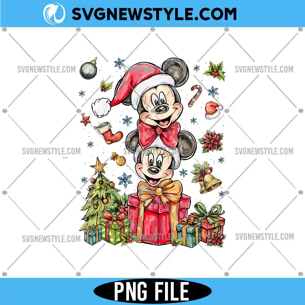 Magical Christmas Cartoon Png, Preppy Christmas Png, Digital Download 1 Magical Christmas Cartoon Png