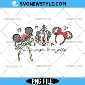 Magical Mouse Christmas PNG