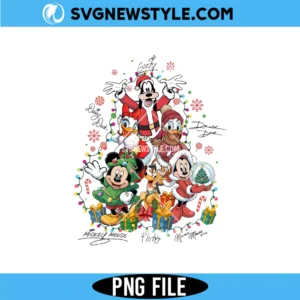 Mouse and Friends Christmas Png Clipart