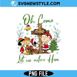 Oh Come Let Us Adore Him Snoop Christmas Png