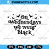 On Wednesdays We Wear Black SVG
