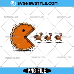 Thanksgiving Pumpkin Pie Chasing Png