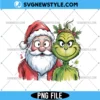 Santa and Grinch PNG