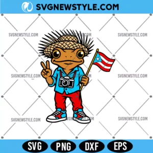 Sapo Puerto Rico Svg