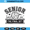 Senior Volleyball Class Of 2026 Svg