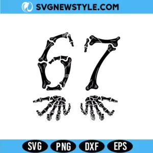 67 Skeleton Hands Svg