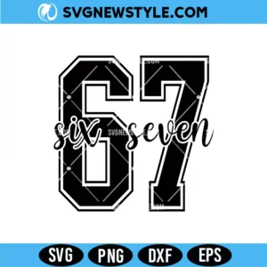 Six Seven Svg Png