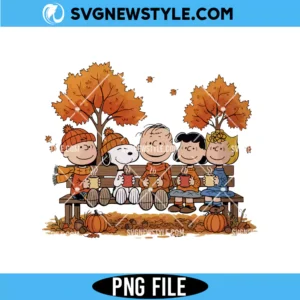 Snoopy and Friend Thanksgiving And Fall Png
