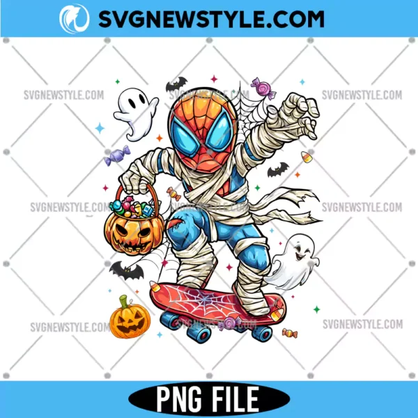 Spider Halloween Png For Sublimation, Trick Or Treat Png, Digital Download
