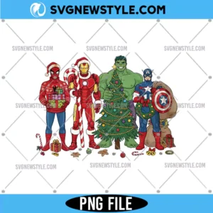 Superhero Christmas PNG