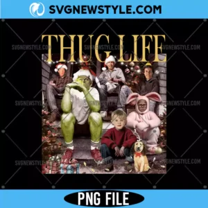 Thug Life Christmas Png Clipart