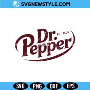 Trendy Dr Pepper Svg