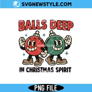 Balls Deep in Christmas Spirit PNG Clipart