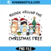 Bluey and Friends Christmas Family Png