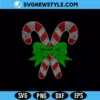 Candy Cane Rhinestone Template Svg