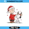 Charlie Brown and Snoopy Christmas PNG, Snoopy Christmas PNG, Digital Download 2 Charlie Brown and Snoopy Christmas PNG