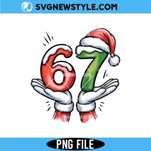 Christmas 67 PNG for Cricut