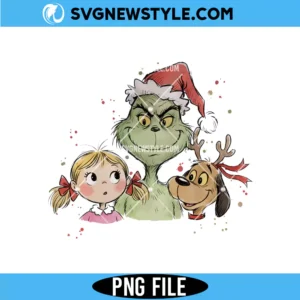 Merry Grinchmas Png for Cricut