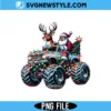 Christmas Santa Monster Truck PNG