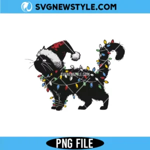 Cute Cat Christmas Png