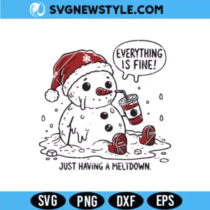 Everything is Fine Just Having Meltdown SVG