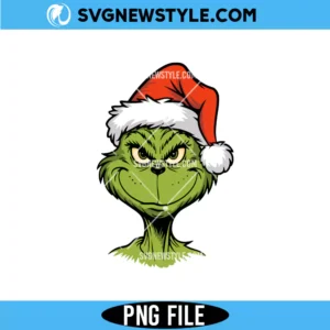 Funny Green Grinch Face Png