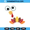 Toddler Boy turkey face Svg