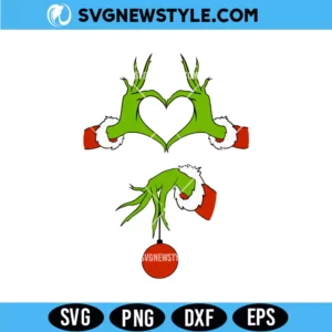 Grinch Hand SVG Bundle