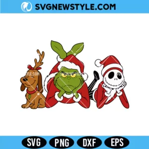 Grinch Christmas SVG for Silhouette