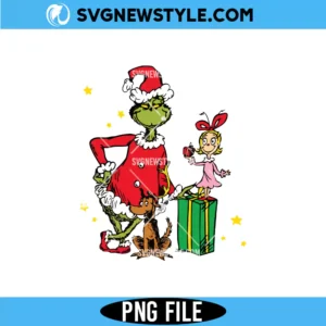 Grinch And Cindy Lou Christmas PNG