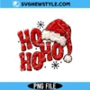 Faux Yarn Santa Hat Png, Ho Ho Ho Png, Digital Download 3 Faux Yarn Santa Hat Png