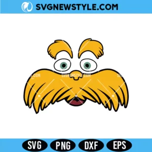 The Lorax Face SVG
