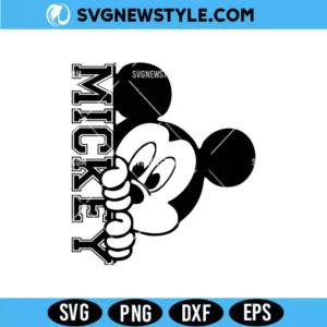 Mickey Varsity Svg