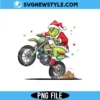 Motorcycle Christmas Green Guy Png
