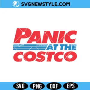 Panic At The Costco Vintage Svg