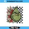 Retro Grinch Christmas Png Design
