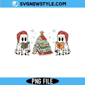 Ghost Reading Christmas Png