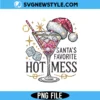 Santa's Hot Mess PNG