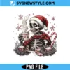 Skeleton Santa Claus PNG File