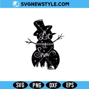 Cute Snowman SVG
