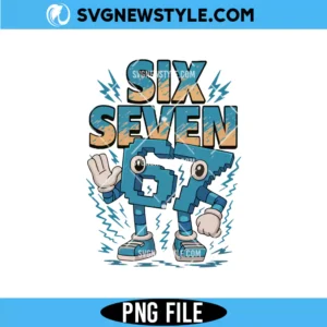 Steal a Brainrot Six Seven PNG