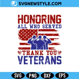 Thank You Veterans SVG