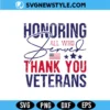 Thank You Veterans SVG for Cricut