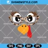 Turkey Face Leopard Glasses Svg