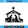 X-mas Nativity Scene christmas SVG